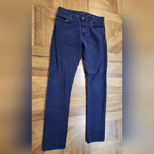J. Crew Flex Jeans W 32 L 33 Slim Fit Stretch Blue 5 Pocket Mens